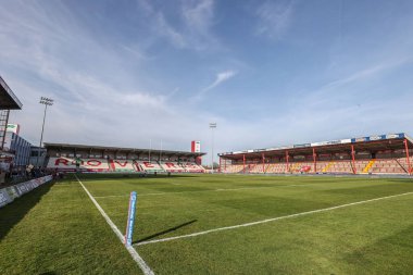 Sewell Group Craven Park 'ın Betfred Süper Lig 7. Raundu' ndaki genel görüntüsü Hull KR 'ın Wigan Warriors' a karşı Sewell Group Craven Park, Kingston on Hull, İngiltere, 11 Nisan 2025