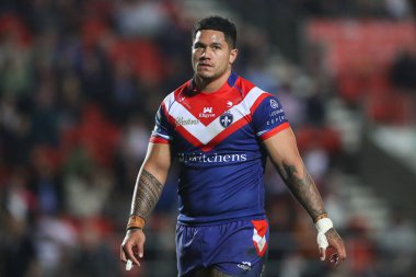 Wakefield Trinity 'den Renouf Atoni Betfred Süper Lig 7. Raundunda St Helens, Wakefield Trinity' ye karşı. Tamamen Wicked Stadyumu, St Helens, İngiltere, 11 Nisan 2025