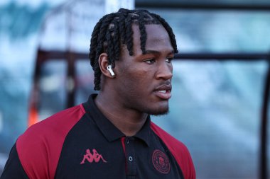 Wigan Warriors 'dan Junior Nsemba, 11 Nisan 2025' te İngiltere 'nin Hull kenti Kingston' daki Sewell Group Craven Park 'ta oynanan 7.