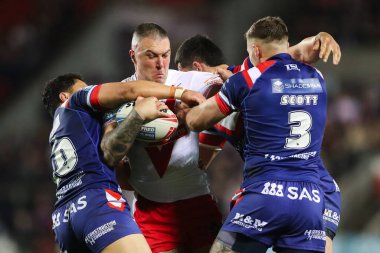 St. Helens takımından Curtis Sironen, 11 Nisan 2025 'te St Helens - Wakefield Trinity maçında yenilmiştir.