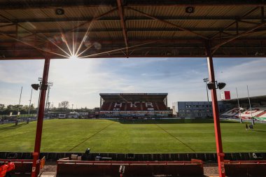 Sewell Group Craven Park 'ın Betfred Süper Lig 7. Raundu' ndaki genel görüntüsü Hull KR 'ın Wigan Warriors' a karşı Sewell Group Craven Park, Kingston on Hull, İngiltere, 11 Nisan 2025