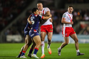 St. Helens takımından Curtis Sironen, 11 Nisan 2025 'te St Helens - Wakefield Trinity maçında yenilmiştir.