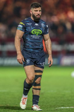 Wigan Warriors takımından Abbas Miski, 7. Betfred Süper Lig karşılaşmasında Hull KR, Wigan Warriors 'a karşı Sewell Group Craven Park, Kingston üzerine Hull, İngiltere, 11 Nisan 2025