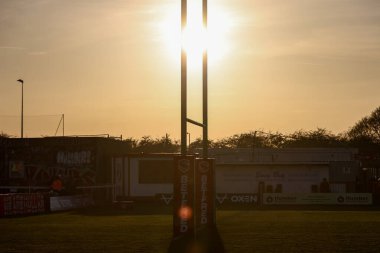 Sewell Group Craven Parkı 'nda güneş batıyor. Betfred Süper Lig 7. Raundu' nda Hull KR, Wigan Warriors 'a karşı. Sewell Group Craven Park' ta.