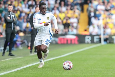 Leeds United takımından Wilfried Gnonto, 12 Nisan 2025 'te Leeds United' ın Preston North End 'e karşı oynadığı Sky Bet Şampiyonası maçında kanadı kırdı.