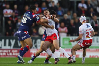 St. Helens takımından Alex Walmsley, 11 Nisan 2025 'te St Helens - Wakefield Trinity maçında yenilmiştir.