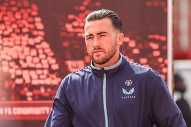 Everton 'dan Jack Harrison Premier League maçı sırasında Nottingham Forest Everton' a karşı City Ground, Nottingham, İngiltere 'de 12 Nisan 2025' te geldi.