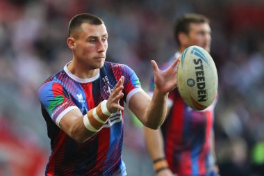 Wakefield Trinity takımından Oliver Pratt 11 Nisan 2025 'te St Helens-Wicked Stadyumu' nda oynanan 7.