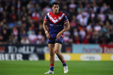 Betfred Süper Lig 7. Raundunda Wakefield Trinity 'den Isaiah Vagana, St Helens' e karşı Wakefield Trinity, St Helens Stadyumu, 11 Nisan 2025