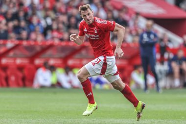 Nottingham Ormanı 'ndan Chris Wood Premier League maçı sırasında Nottingham Forest, Everton' a karşı City Ground, Nottingham, İngiltere, 12 Nisan 2025