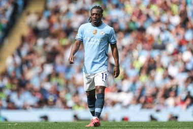 Manchester City Premier Lig maçı sırasında Manchester City ile Crystal Palace maçında Etihad Stadyumu, Manchester, İngiltere, 12 Nisan 2025