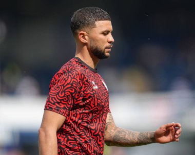 Bristol City 'den Nahki Wells, Sky Bet Şampiyonası öncesinde Queens Park Rangers, Bristol City' ye karşı Kiyan Prince Vakfı Stadyumu, Londra, 12 Nisan 2025