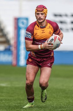 Huddersfield Giants 'tan George Flanagan, Betfred Süper Lig karşılaşmasında Huddersfield Giants, John Smith Stadyumu' nda Catalans Dragons 'a karşı, 13 Nisan 2025