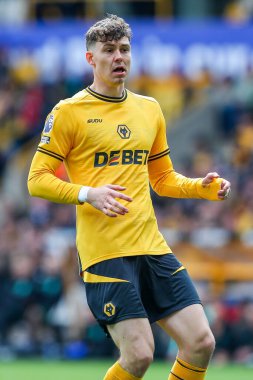 Wolverhampton Wanderers takımından Jorgen Strand Larsen 13 Nisan 2025 'te Wolverhampton Wanderers ile Tottenham Hotspur arasında oynanan Premier League maçında