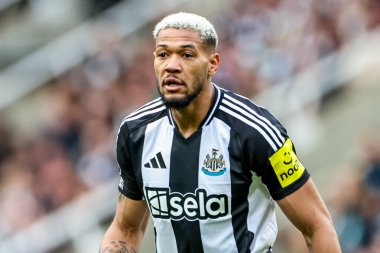 Premier Lig maçı sırasında Newcastle United, Manchester United 'a karşı St. James' s Park, Newcastle, İngiltere, 13 Nisan 2025