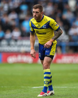 Warrington Wolves 'dan Marc Sneyd Betfred Süper Lig 7. Raundunda Warrington Wolves, Hull FC' ye karşı Halliwell Jones Stadyumu, Warrington, İngiltere, 12 Nisan 2025