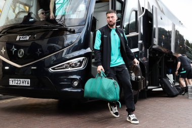 Wolverhampton Wanderers takımından Matt Doherty, Wolverhampton Wanderers ile Tottenham Hotspur arasında oynanan Premier League maçından önce geldi.