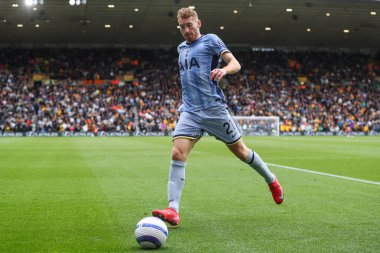 Tottenham Hotspur 'dan Dejan Kulusevski Premier Lig karşılaşmasında Wolverhampton Wanderers Tottenham Hotspur' a karşı Molineux, Wolverhampton, Birleşik Krallık, 13 Nisan 2025