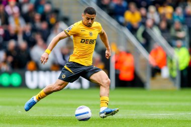 Wolverhampton Wanderers 'dan Andre, Premier League maçında Wolverhampton Wanderers' a karşı Tottenham Hotspur, Molineux, Wolverhampton, Birleşik Krallık 'ta 13 Nisan 2025' te karşılaşır.