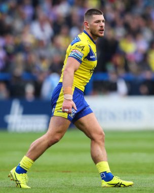 Warrington Wolves 'dan Danny Walker, 7. Betfred Süper Lig karşılaşmasında Warrington Wolves, Hull FC' ye karşı Halliwell Jones Stadyumu, Warrington, İngiltere, 12 Nisan 2025