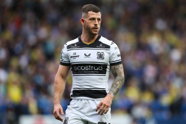 7. Betfred Süper Lig karşılaşmasında Hull FC 'den Cade Cust maçı Warrington Wolves vs Hull FC' ye karşı Halliwell Jones Stadyumu, Warrington, İngiltere, 12 Nisan 2025