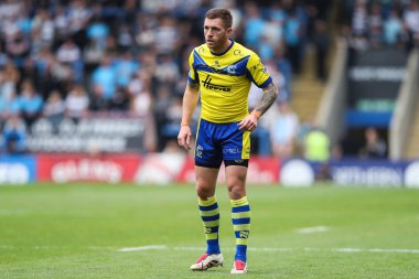Warrington Wolves 'dan Marc Sneyd Betfred Süper Lig 7. Raundunda Warrington Wolves, Hull FC' ye karşı Halliwell Jones Stadyumu, Warrington, İngiltere, 12 Nisan 2025