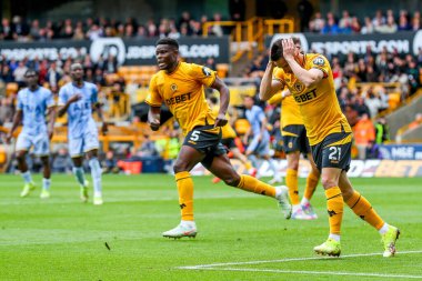 Wolverhampton Wanderers takımından Pablo Sarabia, 13 Nisan 2025 'te Molineux, Wolverhampton' da oynanan Premier League maçında Wolverhampton Wanderers Tottenham Hotspur 'a karşı tepki gösterdi.