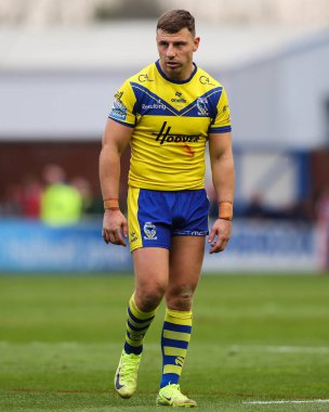 Warrington Wolves 'dan George Williams Betfred Süper Lig 7. Raundunda Warrington Wolves, Hull FC' ye karşı Halliwell Jones Stadyumu, Warrington, İngiltere, 12 Nisan 2025