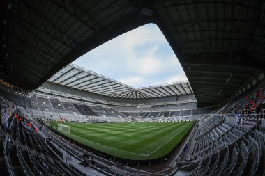 Premier Lig maçı sırasında St James Park 'ın genel görünümü Newcastle United' a karşı Crystal Palace St. James 's Park, Newcastle, İngiltere, 16 Nisan 2025
