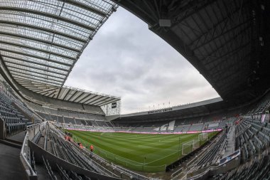 Premier Lig maçı sırasında St James Park 'ın genel görünümü Newcastle United' a karşı Crystal Palace St. James 's Park, Newcastle, İngiltere, 16 Nisan 2025