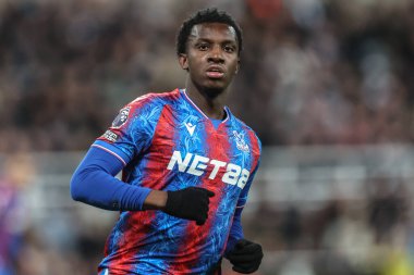 Kristal Saray 'dan Eddie Nketiah Premier Lig maçı sırasında Newcastle United, Crystal Palace' a karşı St. James 's Park, Newcastle, İngiltere, 16 Nisan 2025