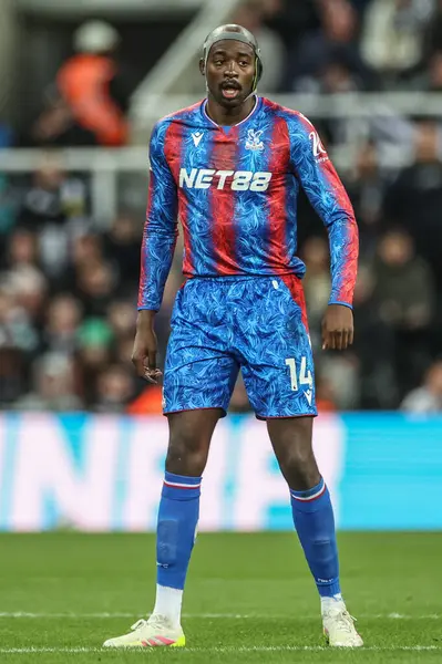 Kristal Saray 'dan Jean-Philippe Mateta Premier Lig maçı sırasında Newcastle United - Crystal Palace, St. James' s Park, Newcastle, İngiltere, 16 Nisan 2025