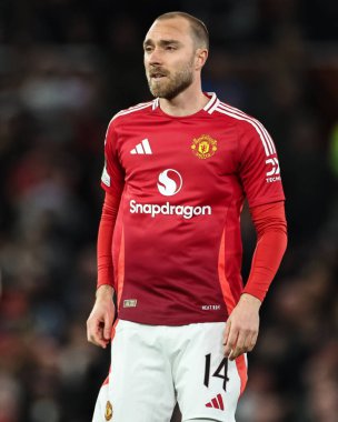 UEFA Avrupa Ligi çeyrek final maçında Manchester United - Lyon maçında Manchester United - Old Trafford, Manchester, Birleşik Krallık, 17 Nisan 2025