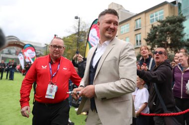 Kyren Wilson, İngiltere 'nin Sheffield kentindeki Crucible Tiyatrosu' nda düzenlenen 2025 Halo Dünya Snooker Şampiyonası basın toplantısı sırasında geldi.