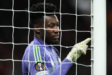 Manchester United ile Manchester United arasında oynanan çeyrek final maçında 17 Nisan 2025 tarihinde Manchester United ve Lyon 'a karşı Old Trafford, Manchester, İngiltere