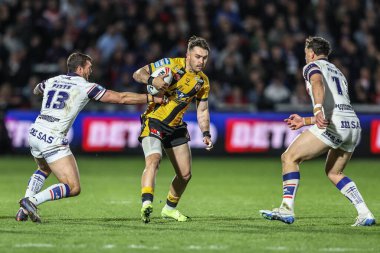 Castleford Tigers takımından Tex Hoy, 17 Nisan 2025 'te İngiltere' nin Wakefield kentindeki DIY Kitchens Stadyumu 'nda oynanan 8.