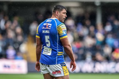Leeds Rhinos takımının Ryan Hall 'u Betfred Süper Lig 8. Raundu' nda Leeds Rhinos, Huddersfield Giants 'a karşı Headingley Stadyumu, Leeds, İngiltere, 18 Nisan 2025