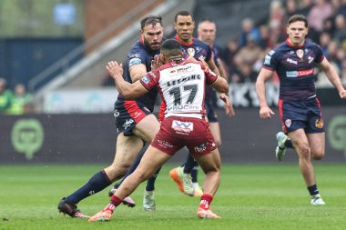 St. Helens takımından Alex Walmsley, Wigan Warriors 'un 18 Nisan 2025' te Wigan Warriors 'a karşı oynadığı The Brick Community Stadyumu maçında Wigan Warriors' un Wigan Warriors 'la yaptığı maçı izledi.
