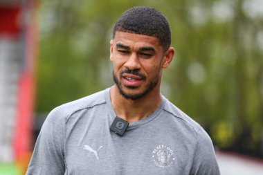 Blackpool 'dan Ashley Fletcher 18 Nisan 2025' te İngiltere 'deki Lamex Stevenage Stevenage-Blackpool maçından sonra bir röportaj verdi.