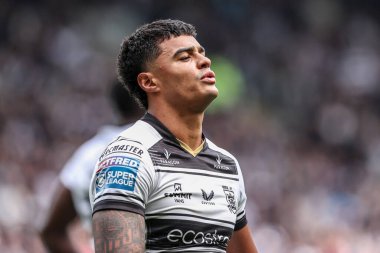 Hull FC 'den Will Pryce, Betfred Süper Lig 8. Raundunda Hull FC, Hull KR' a karşı MKM Stadyumu, Hull, Birleşik Krallık, 18 Nisan 2025