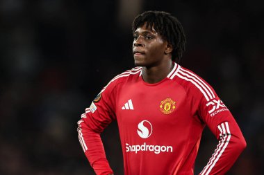 UEFA Avrupa Ligi çeyrek final maçında Manchester United - Lyon maçında Manchester United - Old Trafford, Manchester, İngiltere, 17 Nisan 2025