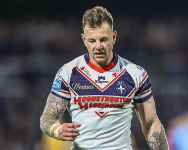 Wakefield Trinity 'den Tom Johnstone Betfred Süper Lig 8. Raundunda Wakefield Trinity' ye karşı Castleford Tigers, DIY Kitchens Stadyumu, Wakefield, Birleşik Krallık, 17 Nisan 2025