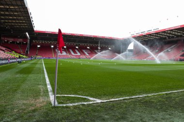 18 Nisan 2025 'te Bramall Lane, Sheffield, İngiltere' de Sheffield United 'a karşı Cardiff City' nin oynadığı Sky Bet Şampiyonası öncesinde Bramall Lane 'e genel bir bakış.