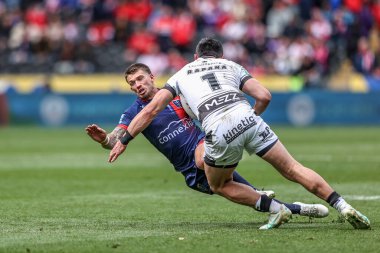 Hull KR 'dan Oliver Gildart, Hull FC' den Jordan Rapana 'nın 18 Nisan 2025' te MKM Stadyumu 'nda oynanan Betfred Süper Lig 8. Raundda Hull FC' ye karşı Hull KR maçında rakibi olarak kayıyor.