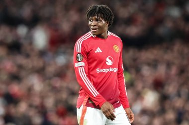 UEFA Avrupa Ligi çeyrek final maçında Manchester United - Lyon maçında Manchester United - Old Trafford, Manchester, İngiltere, 17 Nisan 2025