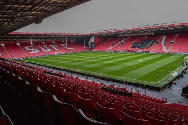 18 Nisan 2025 'te Bramall Lane, Sheffield, İngiltere' de Sheffield United 'a karşı Cardiff City' nin oynadığı Sky Bet Şampiyonası öncesinde Bramall Lane 'e genel bir bakış.