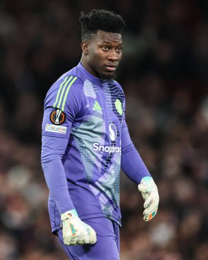 Manchester United ile Manchester United arasında oynanan çeyrek final maçında 17 Nisan 2025 tarihinde Manchester United ve Lyon 'a karşı Old Trafford, Manchester, İngiltere