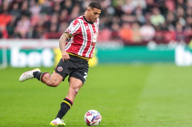 Sheffield United 'dan Vinicius Souza 18 Nisan 2025' te Bramall Lane, Sheffield, İngiltere 'de Sheffield United ile Cardiff City arasındaki Gökyüzü İddia Şampiyonası maçında