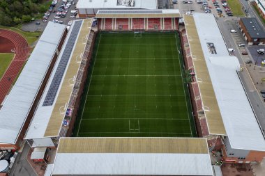 Leigh Spor Köyü 'nün hava görüntüsü Betfred Süper Lig 8. Raundu öncesinde Leigh Leopards ile Warrington Wolves maçı Leigh Spor Köyü, Leigh, İngiltere, 19 Nisan 2025