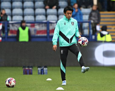 Sheffield 'den Ryo Hatsuse Çarşamba günü Sheffield Çarşamba günü Hillsborough, Sheffield, İngiltere' de Middlesbrough 'a karşı 21 Nisan 2025' te oynanacak Gökyüzü İddia Şampiyonası maçından önce